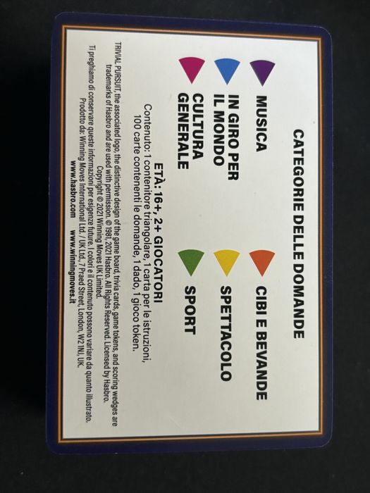 Jogo Trivial Pursuit Party! Winning Moves