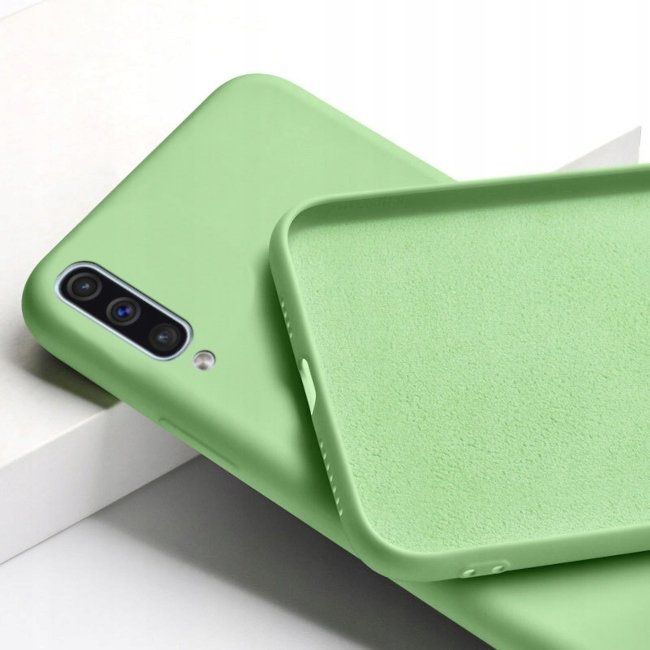 Etui Do Samsung A70 Silikon Kolor Soft Case Zielony