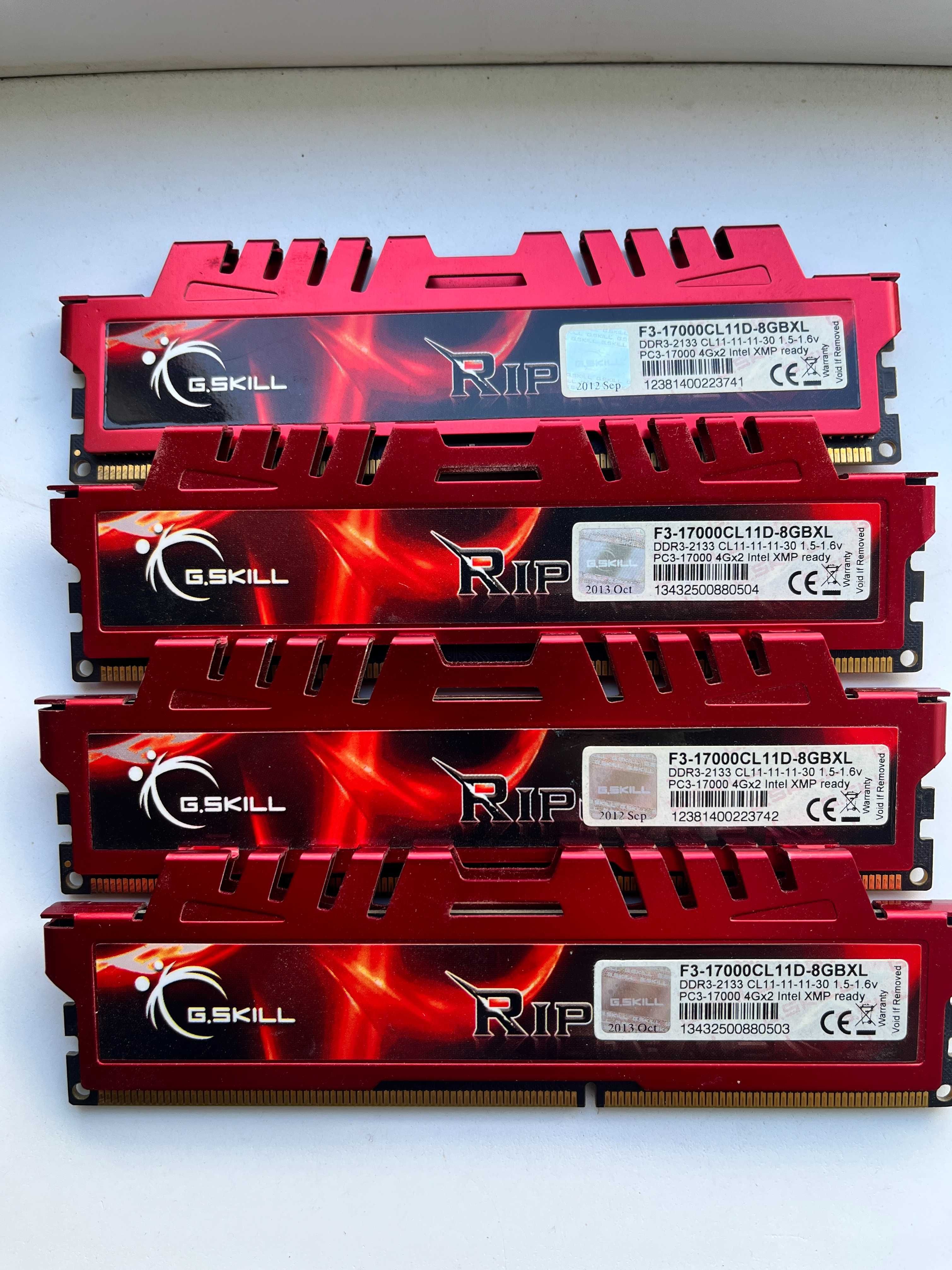 Оперативная память G.Skill DDR3-2133 16gb