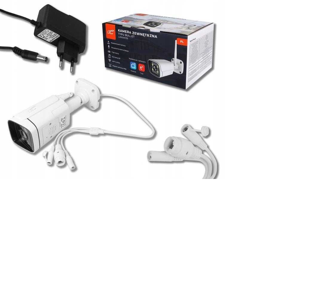 Vision kamera ZEWNĘTRZNA BULLET IP66 Wifi&LAN 1/3" IP 4 Mpix 85 KAM39