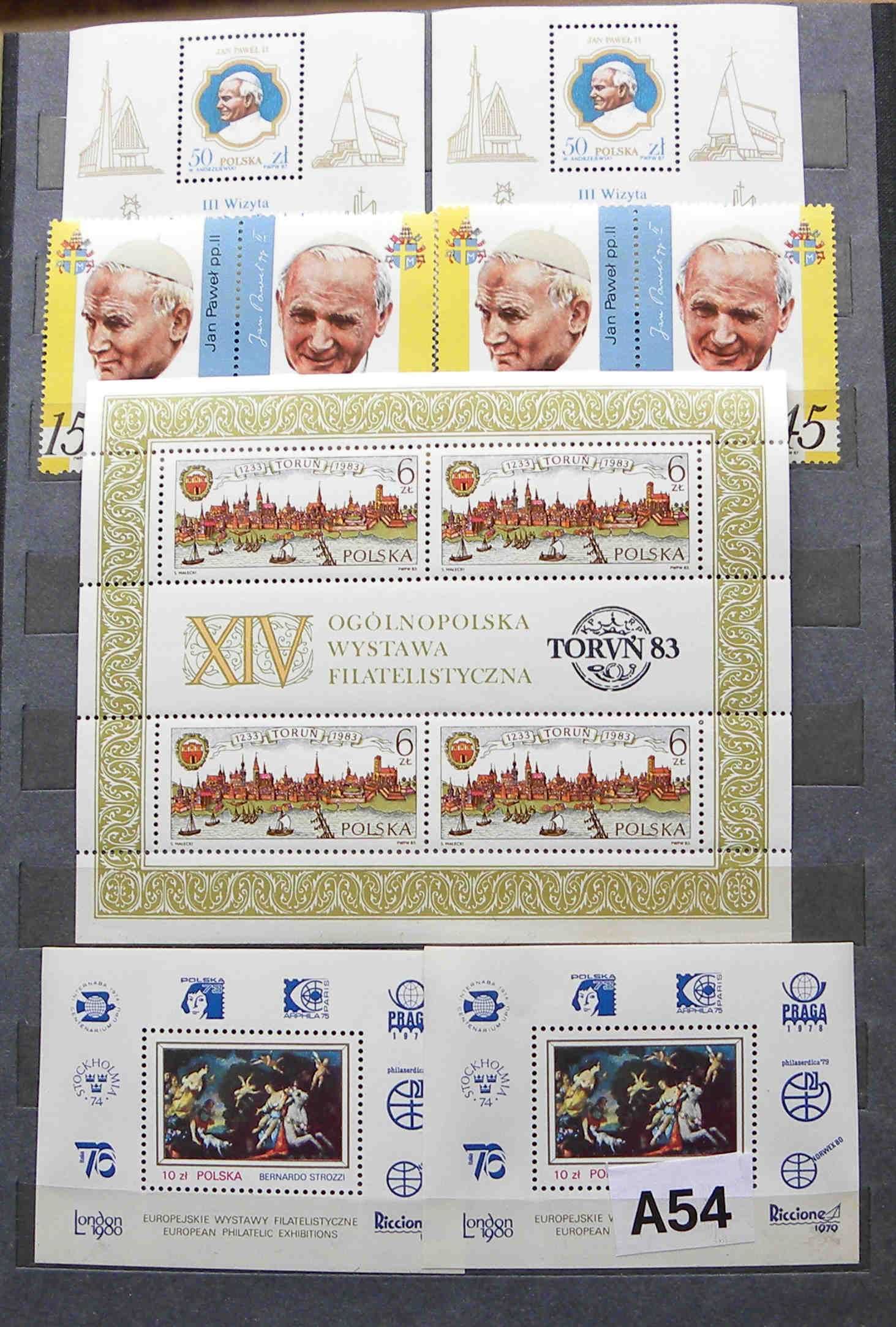 Klaser ze znaczkami, znaczki pocztowe A54
