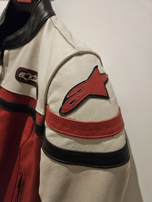 Casaco de mota de cabedal Alpinestars mulher