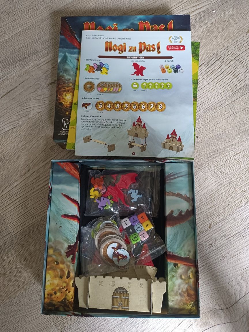Nogi za Pas gra planszowa