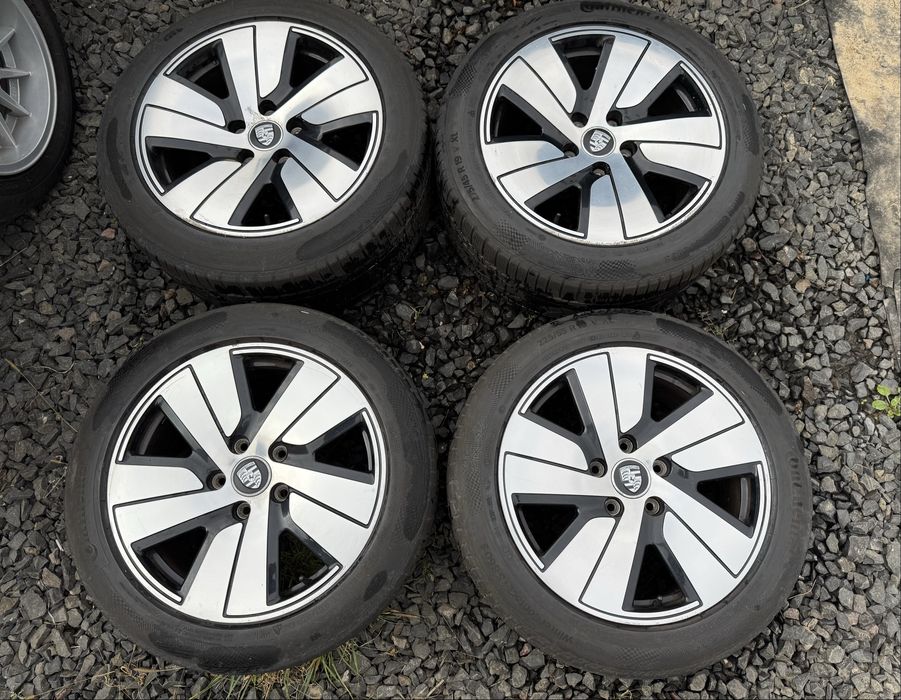 Диски Porsche Taycan r19 aero різноширокі 5х130