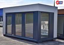 Kontener biurowy / Pawilon ogrodowy 5,0 x 2,5 m