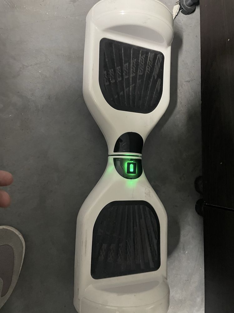 Hulajnoga Hoverboard elektryczny biały – jak nowy, w pudełku