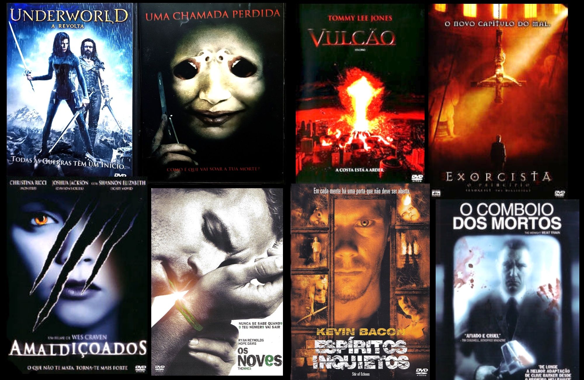 DVD| THRILLER & TERROR •Pack 1•