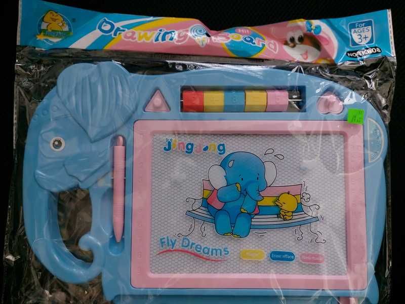 Duża tablica znikopis dla dzieci, 3+. Nowy
