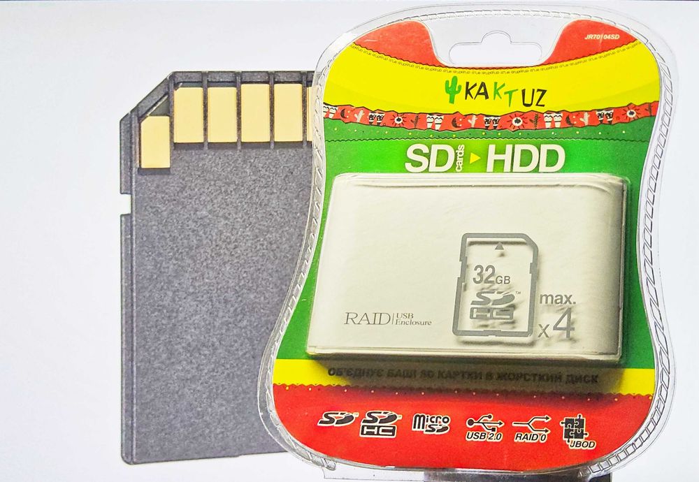 RAID 0 из 4хSD card