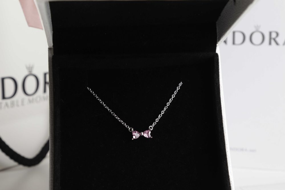 Pandora підвіска Рожевий бант