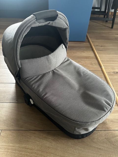 Gondola Cybex  Cot S balios S lux Soho Gray + materac + moskitiera