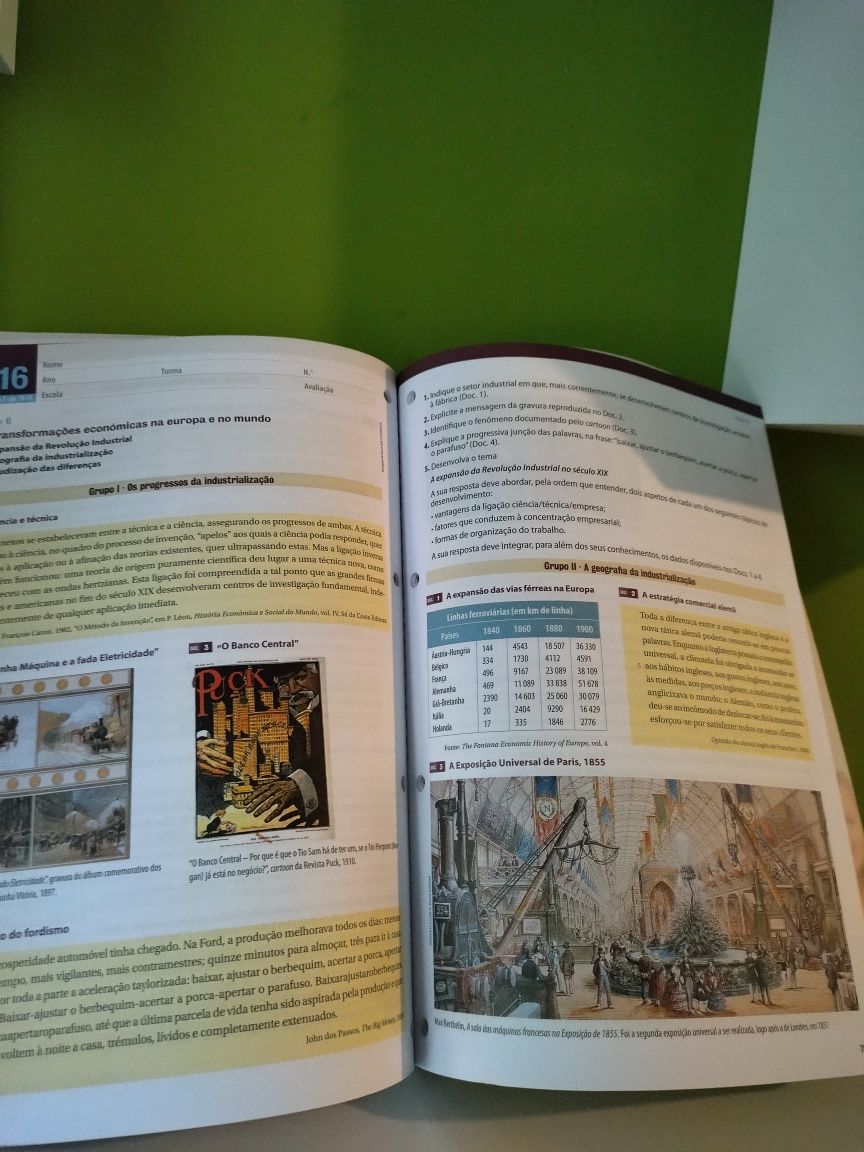 Cadernos de Atividades 11°, 12° Ano História A