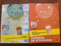 Livro de Português e Caderno de Exercicios P8