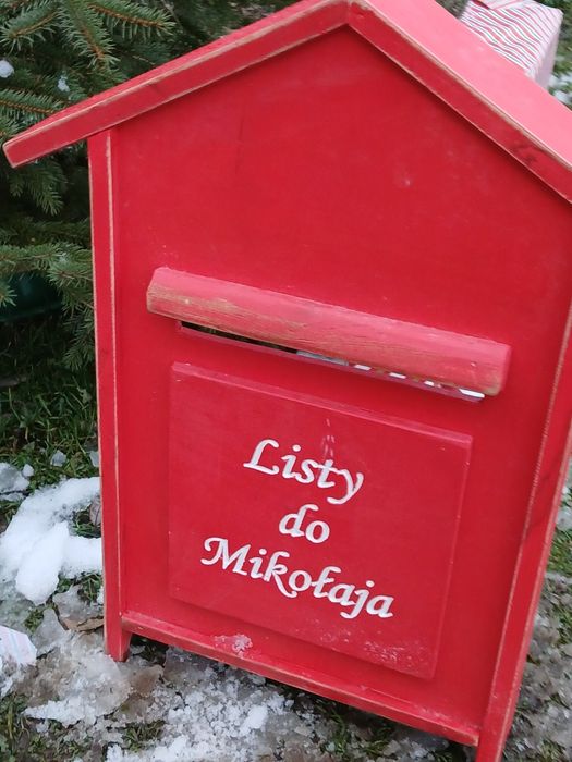 Skrzynia na listy do mikołaja na sesje