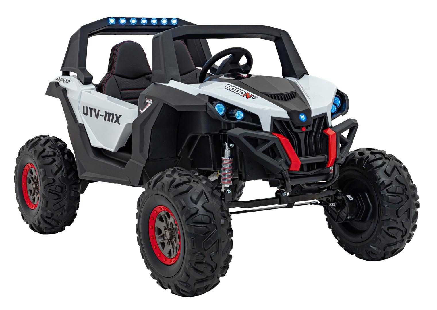 Buggy UTV-MX 2000N Biały Pojazd na Akumulator 4x4 dla Dzieci + Pilot