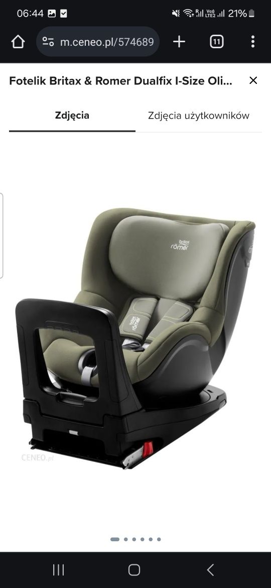 Fotelik britax dualfix i size