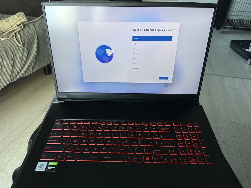 Notebook laptop gamingowy MSI GF74 Thin 10SCSR