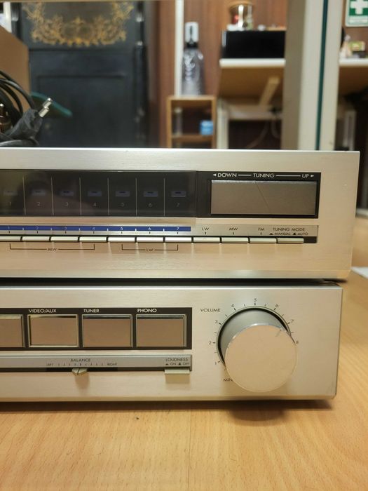 Conjunto Vintage JVC – Sintonizador e Amplificador