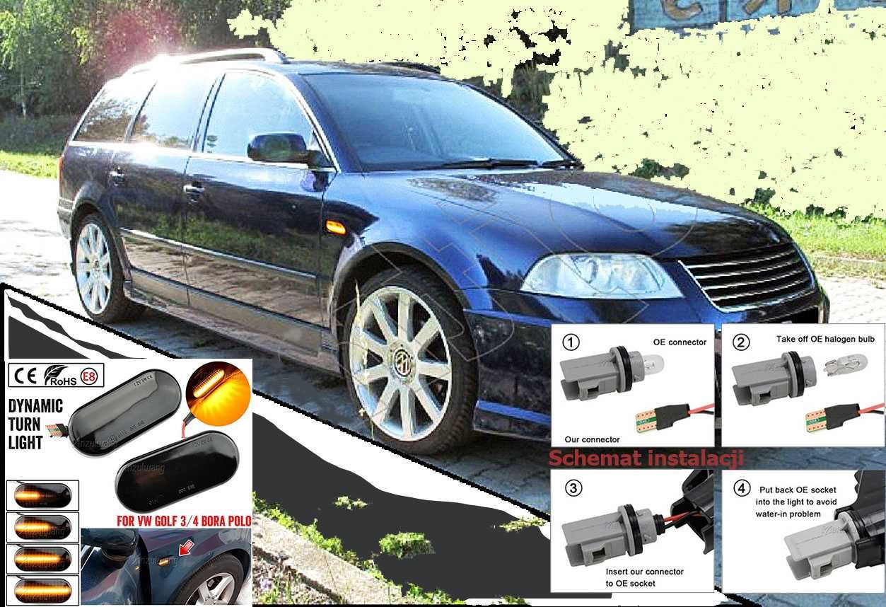 Odkryj innowacyjne kierunkowskazy BlackSmokeLED VW-SEAT i kup dzisiaj