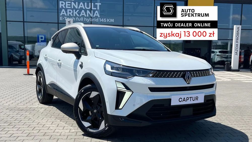 Renault Captur techno E-Tech full hybrid 160 / 1.8 / ZYSKAJ 13 000 zł z FINANSOWANIEM