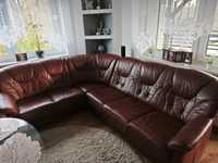 Sofa narożna skóra naturalna