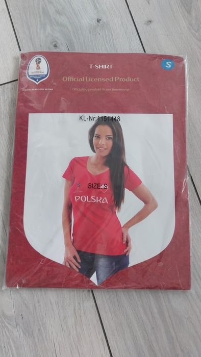 Nowa Licencjonowana Koszulka Polski World Cup Russia 2018 Damska S