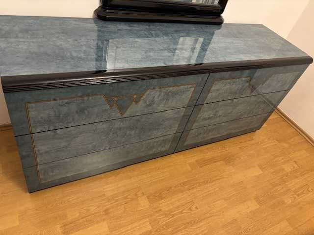 Kompletny Zestaw Mebli do Sypialni – 6 Elementów w Stylu Art Déco