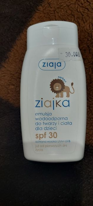 Ziaja ziaja emulsja wodoodporna spf 30