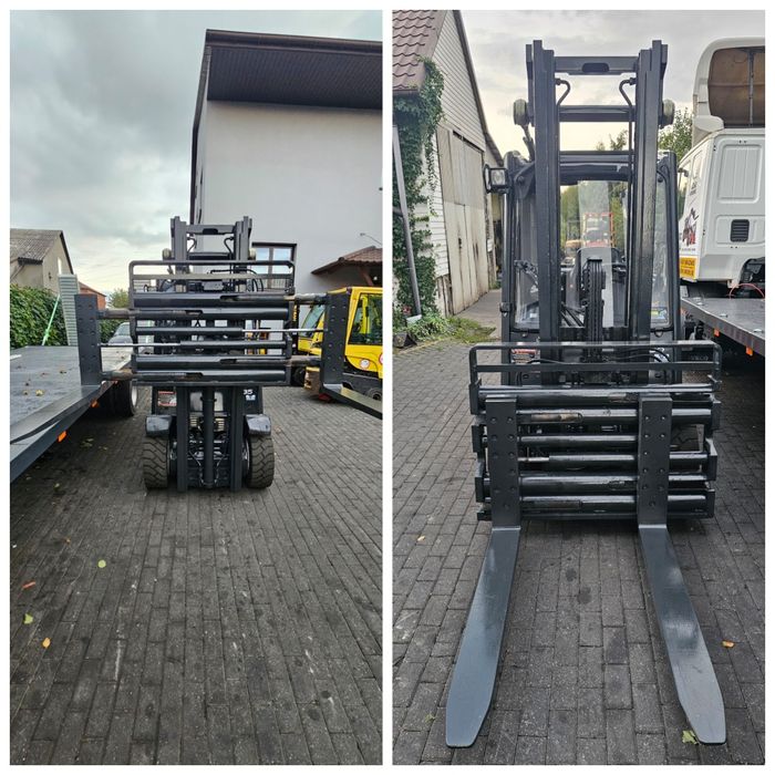 Wózek widłowy FENWICK-LINDE H35D DIESEL Przesuw pozycjoner 4 sekcje