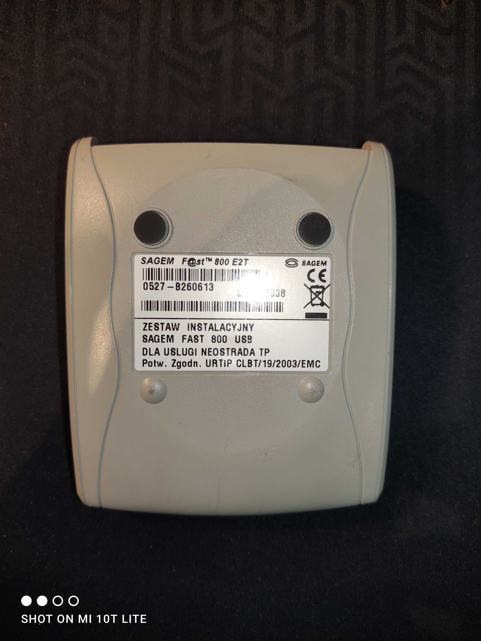 Modem ADSL Sagem Fast 800 E2T - Neostrada TP - Retro Vintage