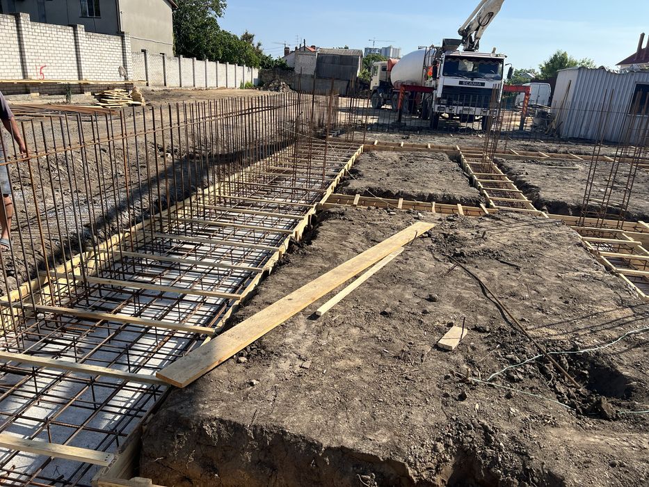 Бетонные работы кладка стяжка перекрытия армопояс колоны