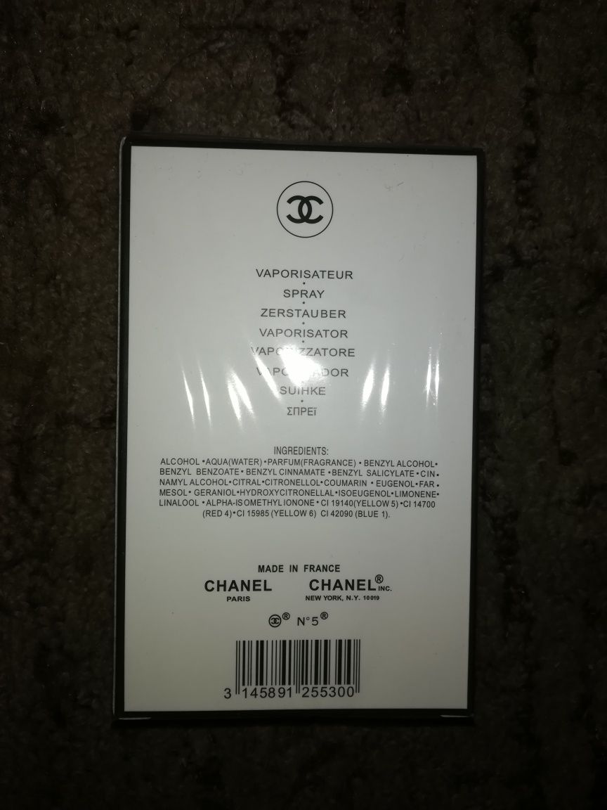 Парфюмированная вода Chanel 5