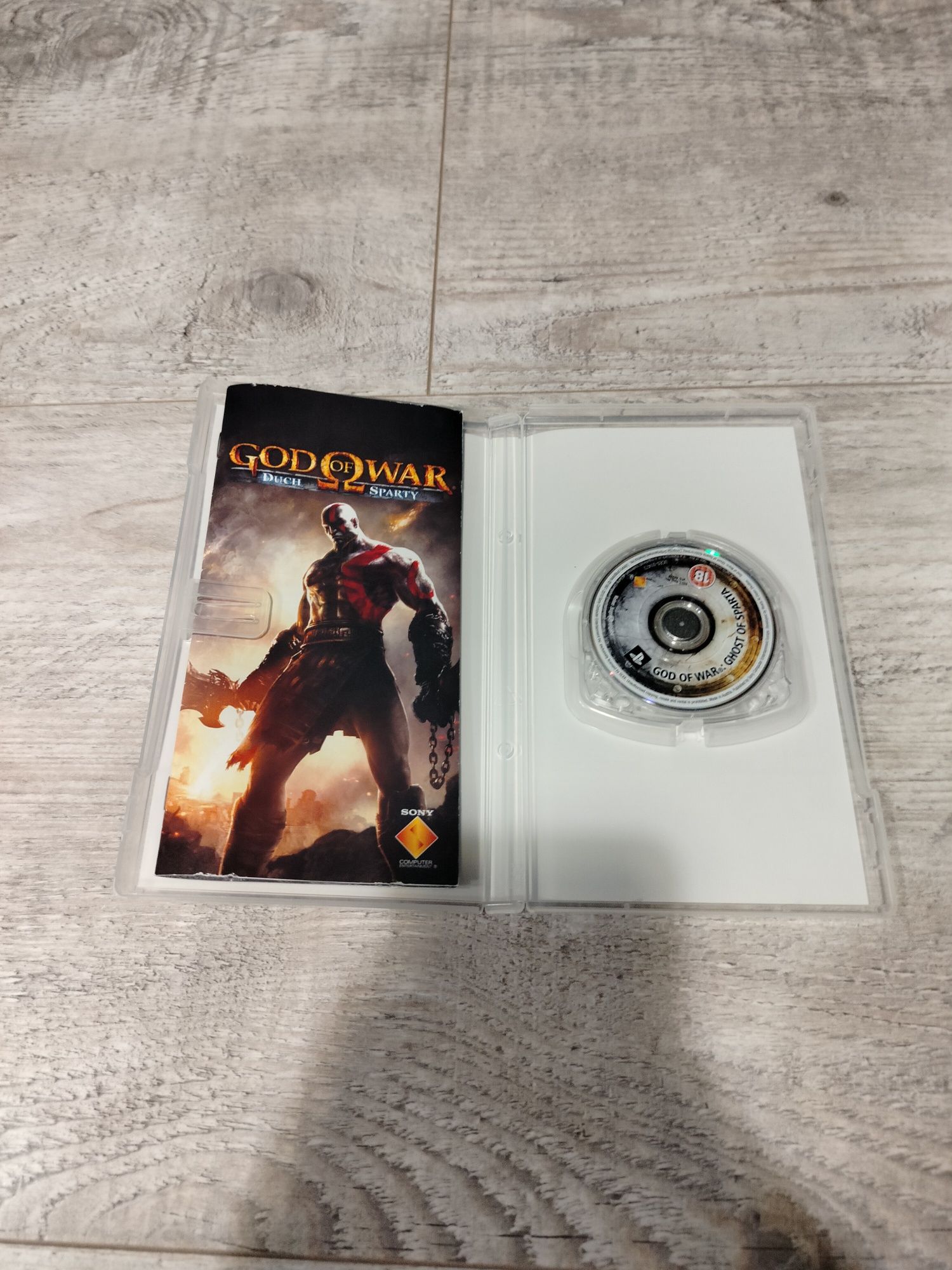 Gra god of war duch Sparty psp