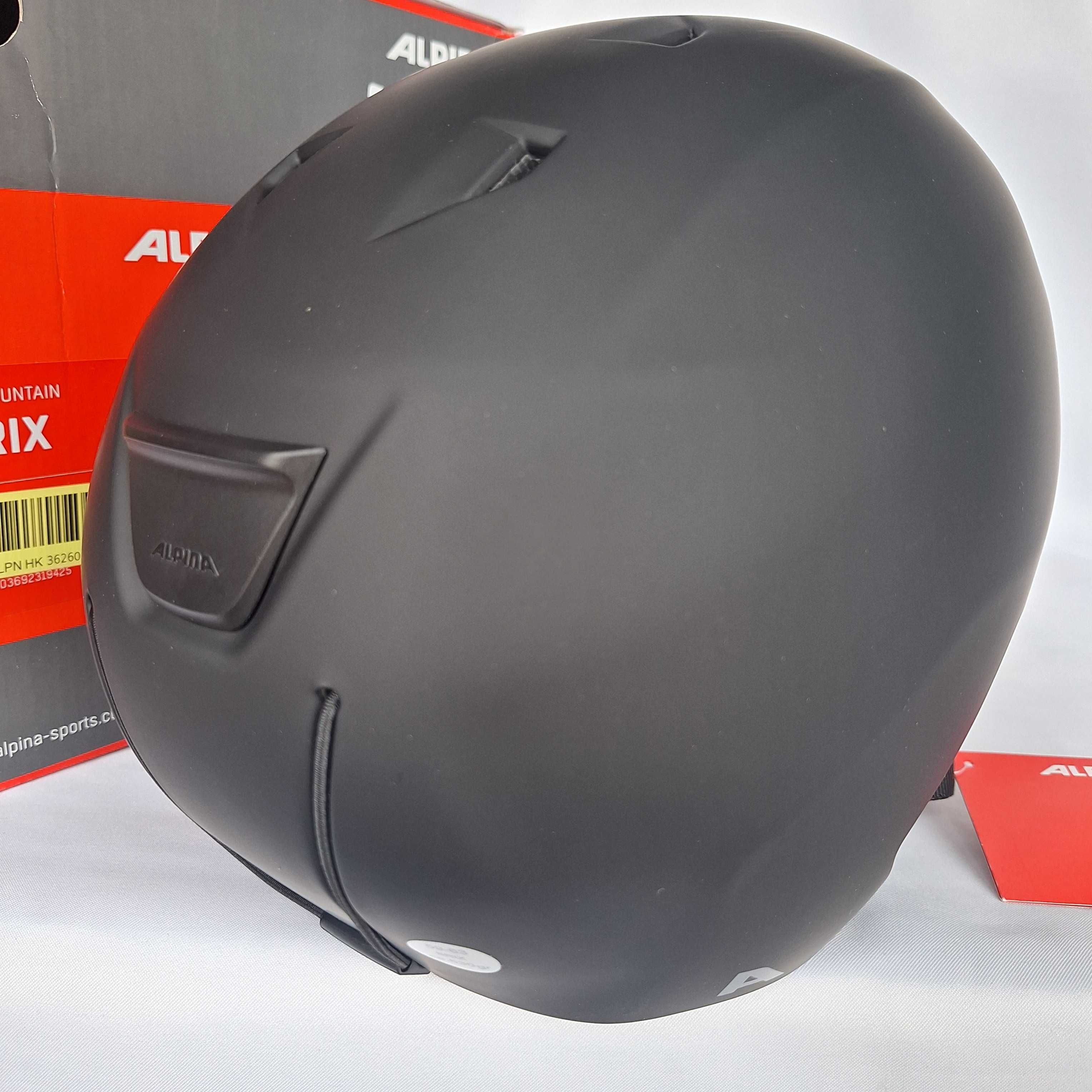 Kask narciarski Alpina Brix All Mountain Black Matt L/XL 59-63cm