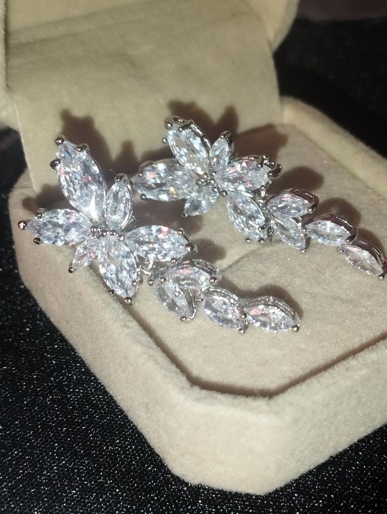 Серьги серебро Diademagranda
