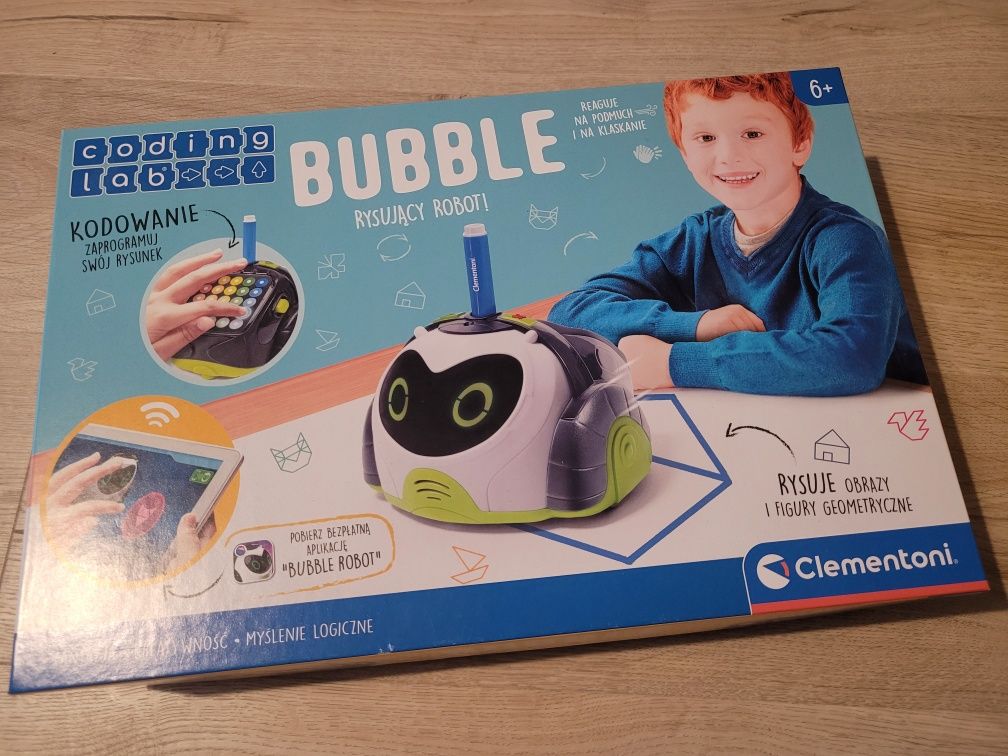 Bubble -  kodowanie, robot rysujący-  Clementoni