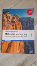SPRZEDAM MATURALNE KARTY PRACY Oblicza Geografii 1 poziom rozszerzony