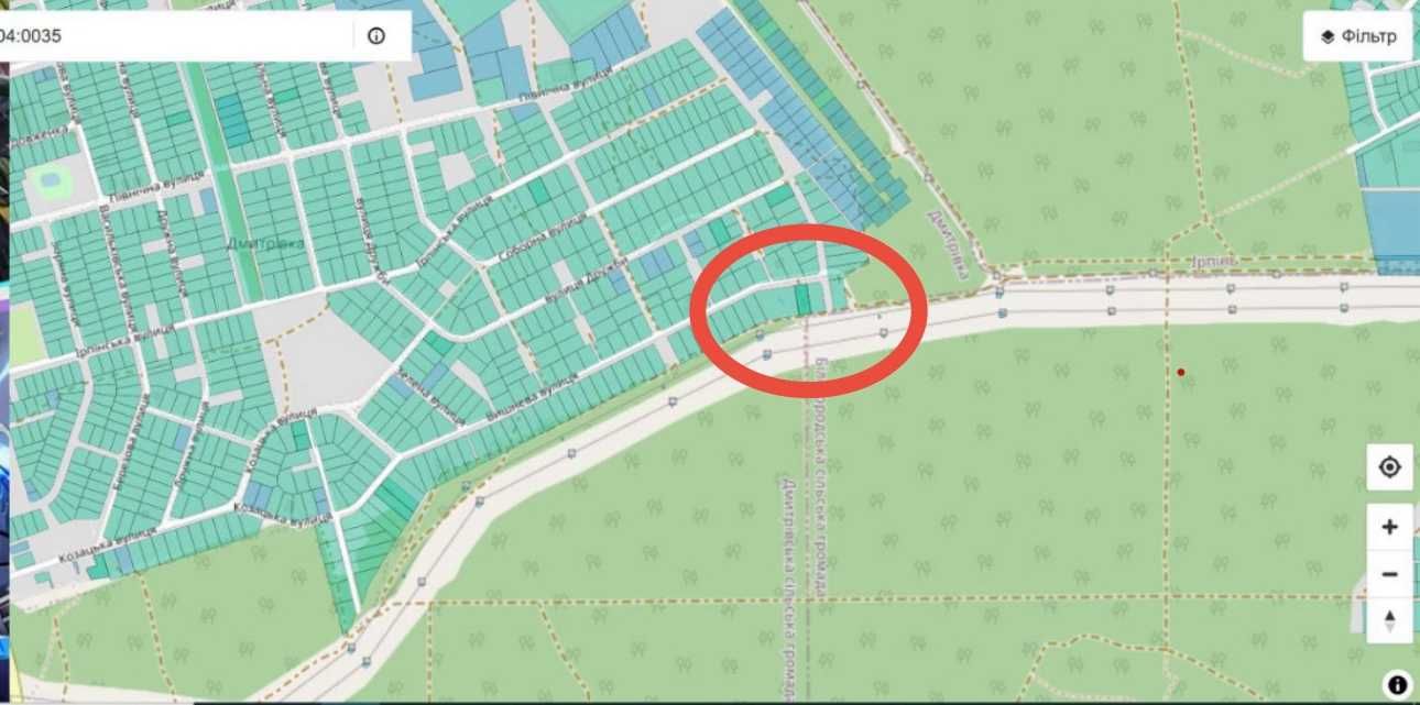 Продаж. Земельна ділянка під будинок, дачу з комунікаціями та проєктом