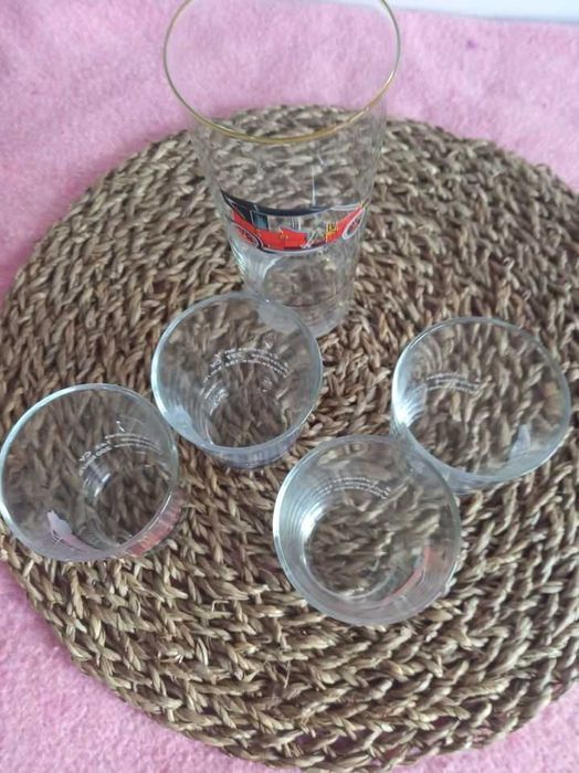 Conjunto de Copos Coleção de Carros Vintage