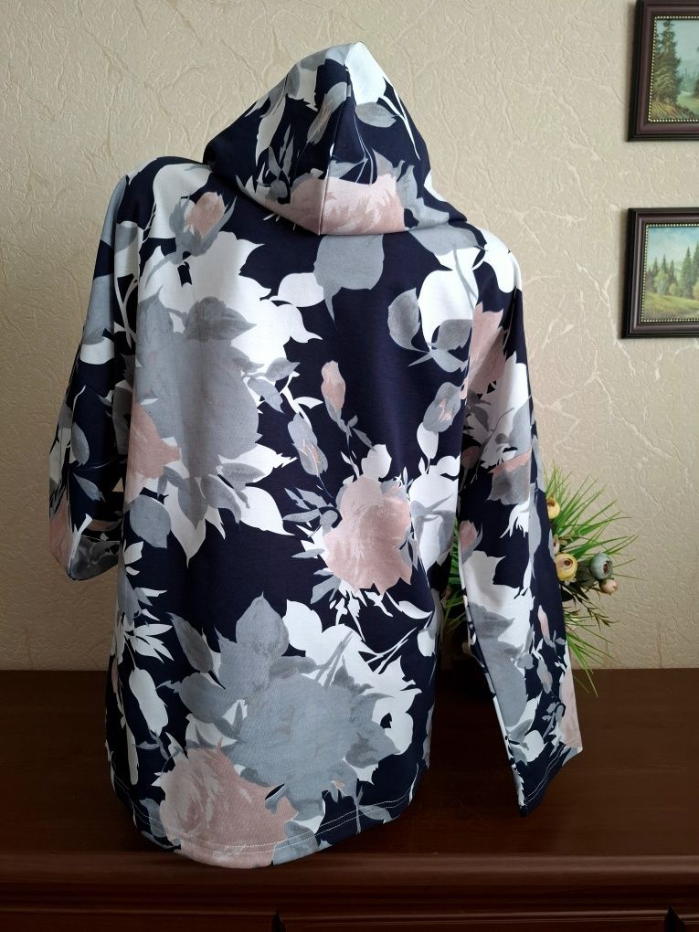Ветровка кофта трикотаж хлопковый  48-58р