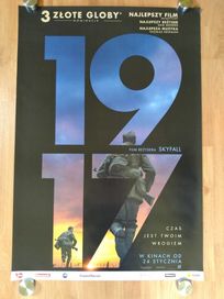 Plakat filmowy 1917/Oryginał z 2019 roku.