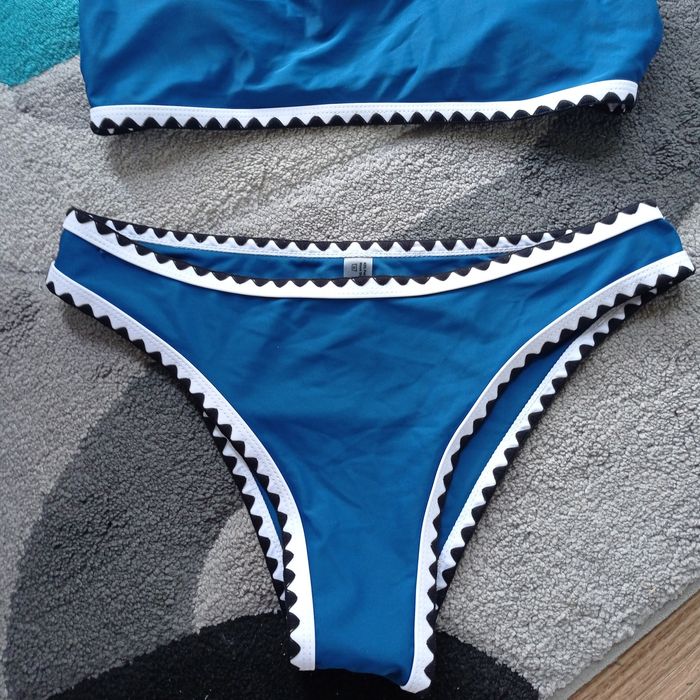 Kostium dwuczęściowy kąpielowy bikini strój L