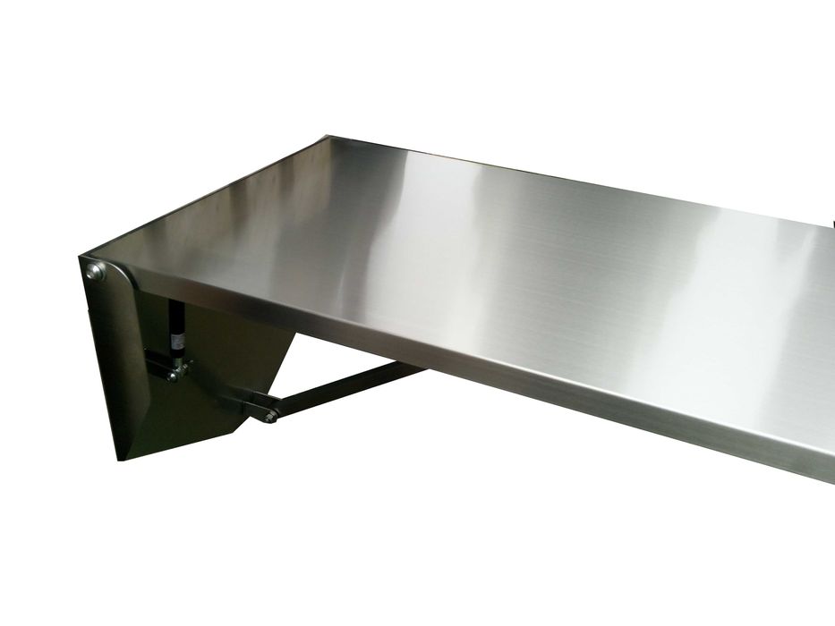 Stół zabiegowy operacyjny weterynaryjny ścienny montowany do ściany