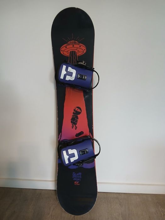 Deska snowboardowa Capita130cm +wiązania Union