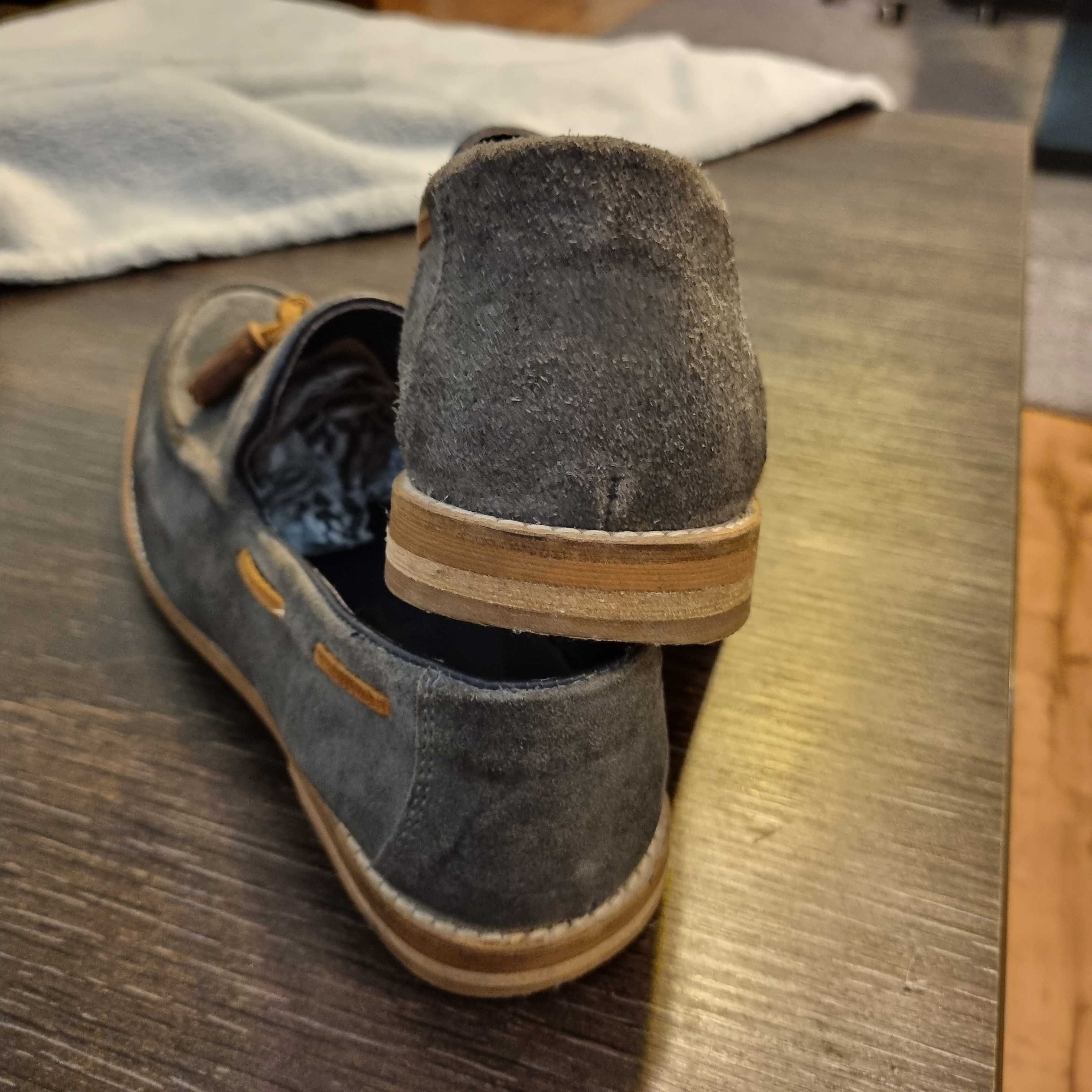 Buty męskie Loafersy rozm.43 skóra