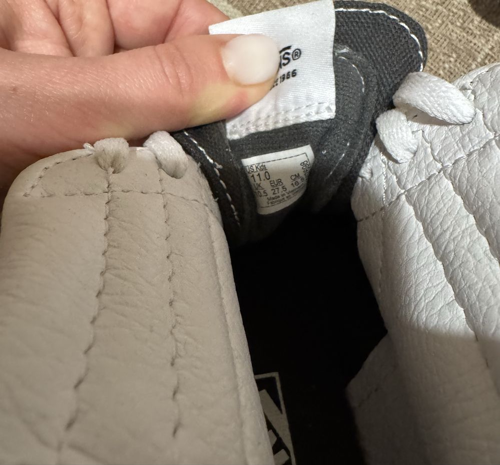 Кеди vans sk8-hi zip 27,5 р.