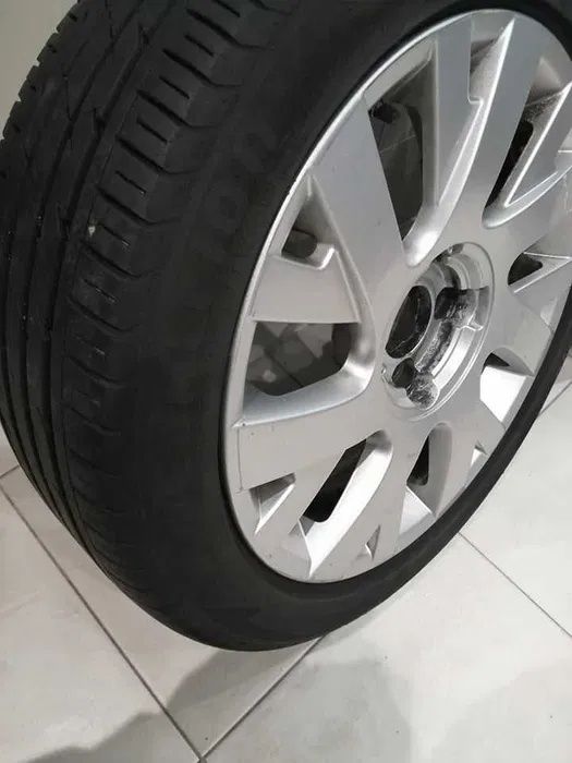 KOMPLET oryginalnych KÓŁ Alufelg r 17 Citroen C4 I 04-10 4x108 z opona