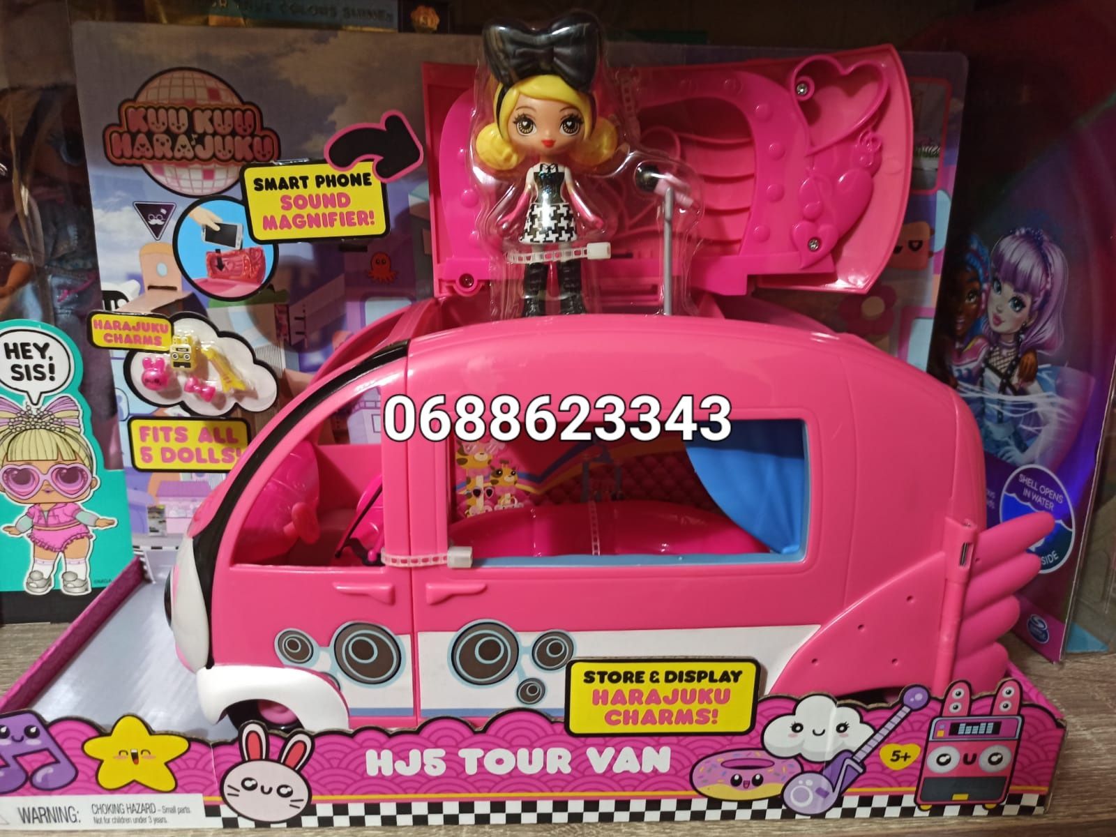 Кукла Mattel  G и туристический автобус  Куу Куу Хараджуку (FCN40)