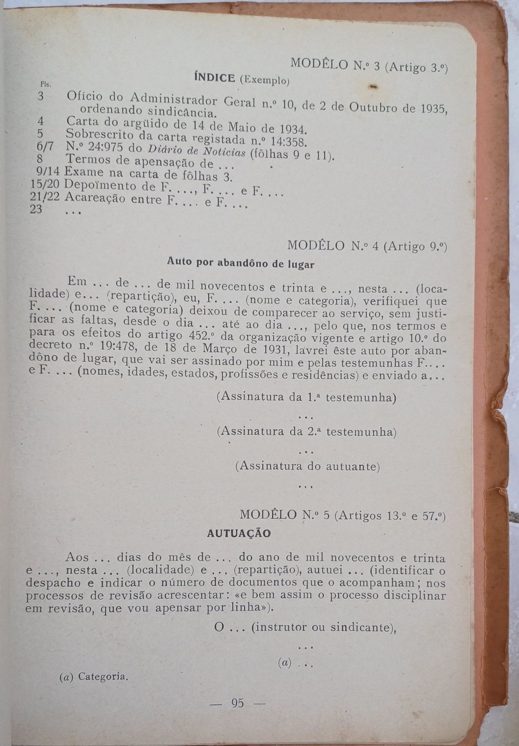 Correios. Regulamento Disciplinar de 1939 Raríssimo