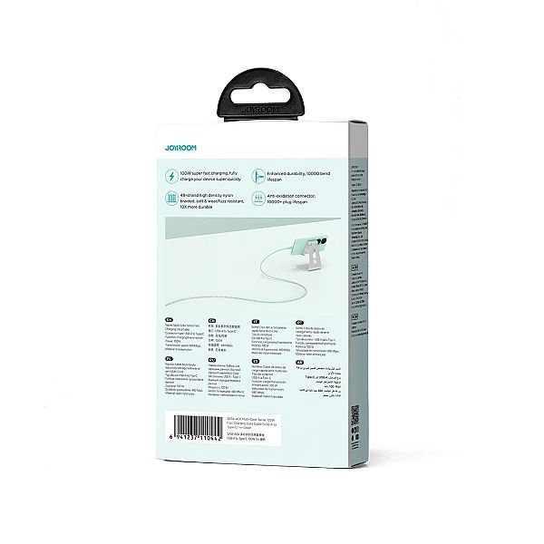Kabel Joyroom Multi-Color Series Sa34-ac6 Usb-a / Usb-c 100w szybki tr